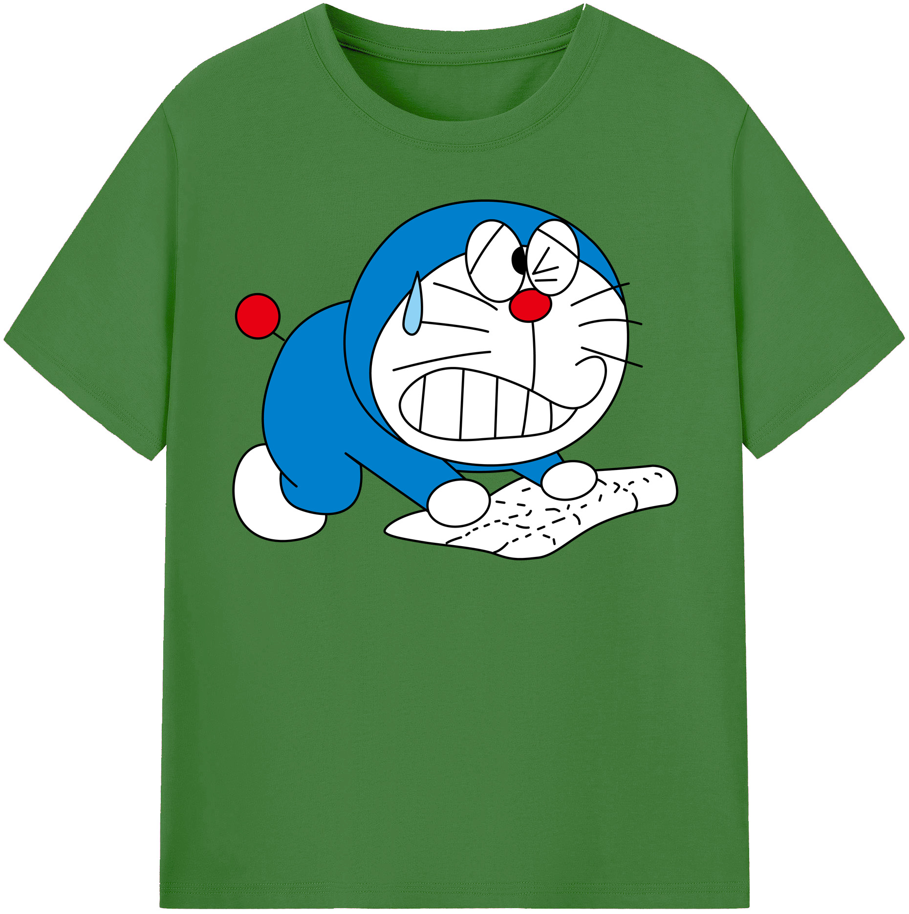 （画像用） ドラえもん Doraemon レディースカジュアルプリントTシャツ（綿100％）